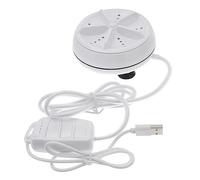 CAXUSD Portable Mini Ultrasonic Washing Machine with Dual Turbine, Usb-powered Foldable Washer for Travel, Dormitory, Apartment Laundry and Underwear Cleaning