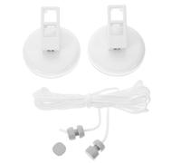 CAXUSD Portable Suction Cup Washing Line with Retractable Reinforced PVC Cord for Balcony and Outdoor Camping Easy to Install No Drilling Extended Washing Line for More Space