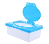 CAXUSD Portable Travel Wipe Holder with Lid Plastic Wipes Storage Container Easy to Clean for Office and Travel Use