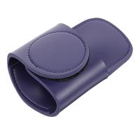 CAXUSD Pu Leather Stethoscope Holder Clip for Doctors Nurses, Hip Belt Clip Stethoscope Case with Hook and Loop Strap, Blue Protective Cover Accessory