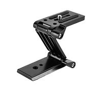 CAXUSD Quick Folding z Shape Pan Tilt Tripod Head Mounting Bracket Tilt Head for Monopod Slider Rail Compatible Camera Tripod Stand