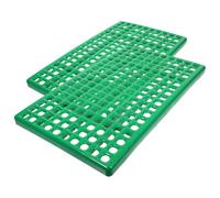 CAXUSD Rabbit Cage Non-Slip ABS Plastic Floor Mat 19.21 Inch with Hole Ventilation for Indoor Use in Small Animal Enclosures