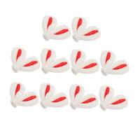 CAXUSD Rabbit Ear Charm for Diy 10pcs Aesthetic Hair Clip Decor Women Hair Pins Decor