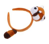 CAXUSD Raccoon Headpiece Monkey King Headdress Animal Ears Headbands for Skincare Photos Props Fluffy Animal Hairband for Bath Wrap Headband