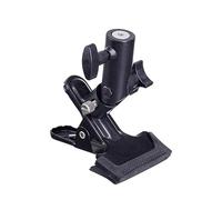 CAXUSD Reflector Holder Bracket Aluminum Iron Metal Clamp Powerful Spring Clamp with Black Light Stand Clip and Safety Fastening Screws for Photography Reflectors