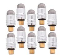 CAXUSD Replacement Stylus Pen Tips 10pcs M5 Threaded 6.0mm Capacitive Touch Stylus Tips with Conductive Silver Fiber Mesh for Tablet and Phone Touchscreens