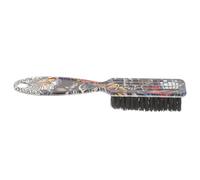 CAXUSD Retro Beard Brush Supple Nylon Bristles and Ergonomic Abs Handle for Mustache Grooming and Hairdressing Salon Use, Multi-functional Soft Bristle Hairbrush for Barber