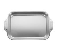 CAXUSD Roasting Tray with Portable and Easy to Clean Features Stainless Steel Rectangular Roasting Dish for Seafood and Small Lobsters for Home and Hotel Use