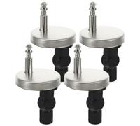 CAXUSD Roca Toilet Seat Hinges Stainless Steel and Nylon Construction 2 Sets Stable in Use Protecting Toilet Seat from Sliding Hinge Fixings