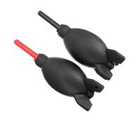 CAXUSD Rockets Camera Air Blower 2pcs Red Silicone Dust Cleaner Air Blower for Dslr Camera Lens and Computer Laptop Cleaning