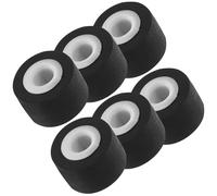 CAXUSD Rubber Cassette Machine Repair Pinch Roller Compact and Easy to Store 12pcs Black for Tape Recorder and Player in Audio and Video Machines