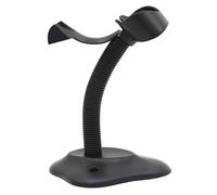CAXUSD Scanning Barcode Stand Adjustable Black Pp Holder Bracket for USB Barcode Scanner Compatible with Commercial Systems and Supermarkets, Lightweight Handheld Reader Fixing Support