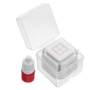 CAXUSD Self-Inking Six-Sided Line Stamp for Writing Practice Teacher Stamp for Preschool and Kindergarten Early Education Seal with Handwriting Lines and Clock for Comprehensive Learning