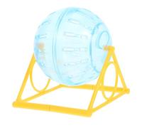 CAXUSD Silent Dwarf Hamster Exercise Ball for Small Animals with Plastic round Design and Burr-free Surface, for Hedgehogs and Mice Pet Sports and Cage Activities Random Color