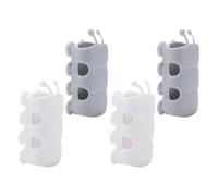 CAXUSD Silicone Shower Wand Holder 4pcs for Bathroom Wall Placement