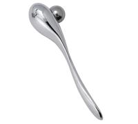 CAXUSD Silver Zinc Alloy Eye Massager Roller for Eye Area Skin Care Tool to Apply Lotion and Face Mask Reliable Beauty Tool for Facial Relaxation and Cream Application