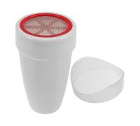 CAXUSD Small Kitchen Tool Plastic and Stainless Steel for Dusting and Sifting Handheld Flour Sifter with Fine Mesh Easy to Clean Powdered Sugar Shaker for Baking Coffee and Spices
