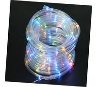 CAXUSD Solar Powered 12m 100 LED Colour Shifting Rope Lights Waterproof Outdoor String Lights for Garden Patio Bedroom