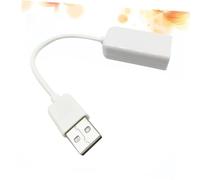 CAXUSD Sound Card Adapter and Cable Line USB 2.0 with Virtual 7.1 Channel Audio USB Bus-powered External Sound Card Compact Plastic Design for Notebook and Laptop for Speaker Box