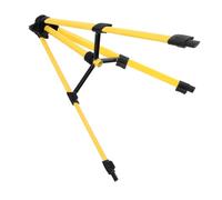 CAXUSD Spirit Level Tripod Gauge Holder with Gradienter Support and Level Vial, 1.2m Height Stable Stand for Surveying and Construction Use, Yellow