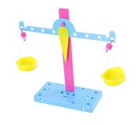 CAXUSD Stem Balance Scale Science DIY Educational Game for Boys Teaching Aid for Weight Concept Hand Eye Coordination Creativity Development Non Deformable Material