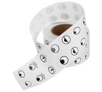 CAXUSD Sticker Eyes Roll with Self-Adhesive Copper Stickers for Crafts and Scrapbooking, Versatile Use with Do Not Fade Feature, for Decorating and DIY Projects