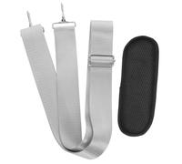 CAXUSD Strap Replacement Inch Wide Shoulder Padded Adjustable Nylon 58.9 | Silver Hardware, Non-slip Pad, for Laptop Messenger Bag and Tool Box, Travel and Work Use