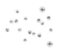 CAXUSD Strings of Hanging Disco Balls Mirror Reflective Xmas Party Decorations for Home Bar Wedding Year Celebration