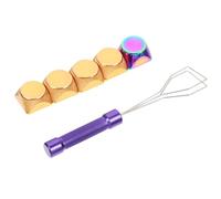 CAXUSD Uk Mechanical Keyboard Keycap Set 1 Set Replacement Metal Keycap Anodized Finish Key Puller Included