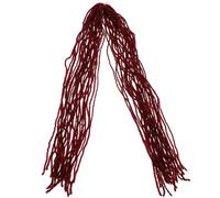 CAXUSD Unisex Long Burgundy Double Ended Dreadlock Wig Extensions, Natural Hairpiece for Men and Women, Lightweight Synthetic Braided Hair for Hip Hop and Casual Style