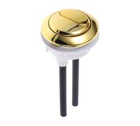 CAXUSD Universal Design Long Reliable for Rod Extra Sturdy and Texture Toilet Push Button Flush Replacement with Dual in Golden Random Color Hotel and Family Use