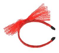 CAXUSD Vintage Bow Headband with Classic Simple Style Fabric Material for Women Suitable for Most Hair Styles and Not Easy to Deform, for Weddings and Festivals