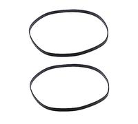 CAXUSD Vinyl Record Player Belt 2 Pcs Rubber Replacement Belt Phonograph Accessory Sturdy Reliable