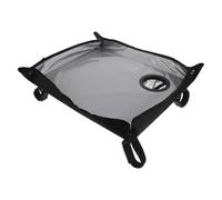 CAXUSD Walker Tray Attachment for Seniors with Ergonomic Handling Support and Foldable Storage Non-Slip Polyester and Plastic Tray Table for Indoor and Travel Use
