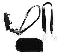 CAXUSD Water-resistant Flexible Neck Phone Holder for Outdoor Use Chest Mount Compatible with Smartphones and Action Cameras Stable Vibration-reducing Stand for Cycling Cooking and Live