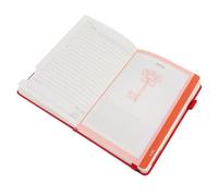 CAXUSD Weekly Monthly Planner Red Agenda Book with Daily To Do List and Yearly Calendar English Edition Organizer for Work Study and Personal Scheduling