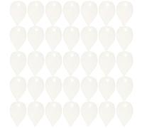 CAXUSD White Acrylic Fake Petal DIY Flower Accessories for Jewelry Making, Plastic Simulation Petal Cultivating Hands-on Ability, Suitable for Friends Crafting