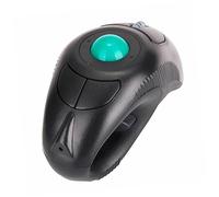 CAXUSD Wireless Trackball Mouse with USB Port and 2.4ghz Connection, Portable Dolphin Shaped Handheld Mouse with Comfortable Operation for Laptop Users, 5 Keys and 1000dpi Precision