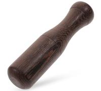 CAXUSD Wooden Mortar and Pestle for Making Purees and Sauces, Multi-purpose Garlic Crusher Crafted from Sturdy Brown Wood, Easy to Store Wooden Kitchen Accessory for Fresh Garlic Pounding