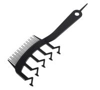 CAXUSD Z Shaped Wide Tooth Hair Comb Made of Sturdy Tpee Material, Lightweight and Easy to Comb, for Home and Travel Hair Styling and Scalp Massage