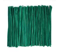 Caydo 200 Pieces Fluorescent Green Pipe Cleaners Craft Flexible Chenille Stems for Kids Art Craft Projects and Decoration, 12 Inch x 6 mm