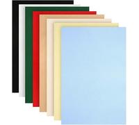 Caydo 8 Pieces 8 Colors Aida 14 Count Cross Stitch Fabric Cotton Aida Cloth, 30 x 45cm