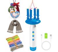 Caydo Cord Maker Fringe Twister Machine T1, Cording for Needlepoint &Sewing | Rechargeable & 2-Speed, Electric Cording Maker Tool, Portable Yarn Twister for Macrame, Knitting, Scarves, Blankets, Tassels
