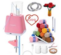 Caydo iCord Maker Kit for Beginners, 92pcs i-Cord Knitting Set for DIY Handicrafts Making, Quickly Knitting iCord with i Cord Knitting Machine Create Pretty Crafts, Ideal Present