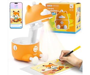 Caydo T3 AI Drawing Projector with 700+ Tracing Patterns & Multi-Function App, Eye-Safe Learn to Draw Art Projector for Kids, STEM Educational Craft Toy Gift for Boys Girls Ages 5-8-10-12