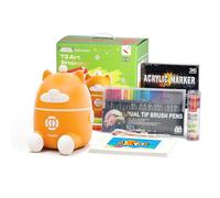 Caydo T3 Smart Drawing Projector Kit, Includes 12 Colored Pencils, 36 Acrylic Paint Markers, 24 Watercolor Markers & 50 Sheet Drawing Paper, Art Gift for Kids Ages 5-10 for Birthday & Christmas