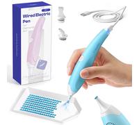 Caydo Wired Electric Diamond Painting Pen (Plug-in Use), E-Painter for Diamond Painting - Ergonomic Vacuum Tool with 2-Tips, Diamond Art Accessories Tools for Setting Diamonds Without Wax (Blue