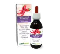 Cayenne Pepper (Capsicum annuum) Fruits Alcohol-Free Mother Tincture Naturalma - Liquid Extract Drops 120 ml - Food Supplement - Vegan