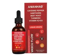 Cayenne Pepper Supplement with Hawthorn, Beet Root, Turmeric & Vitamins K2+D3 | Vegan Liquid Drops (60ml) or Gummies (60 Count) | Heart, Circulation & Vitality Support (1 Month Supply)