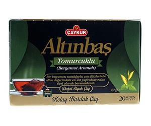 CAYKUR-ALTINBAS Earl Grey Authentic Turkish Black Tea Bags (1box/20teabags)